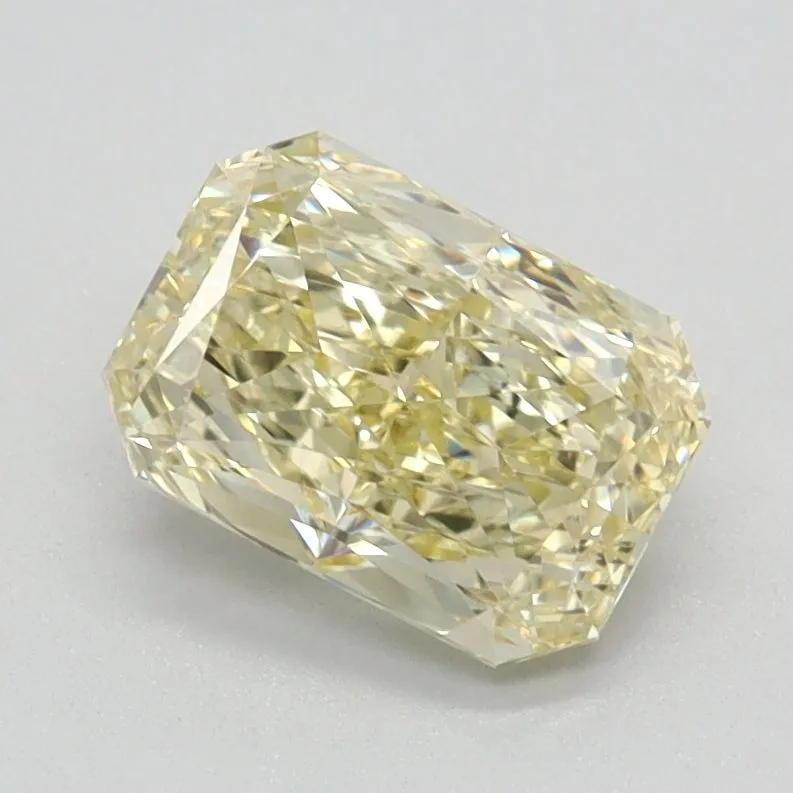 1.16ct RADIANT Fancy Yellow VVS2 Coloured Lab diamond