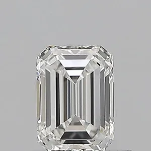 0.52ct EMERALD F IF Natural diamond