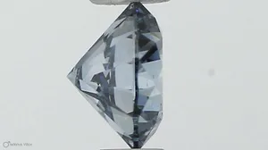 0.41ct ROUND Fancy Vivid Blue VS2 Coloured Lab diamond
