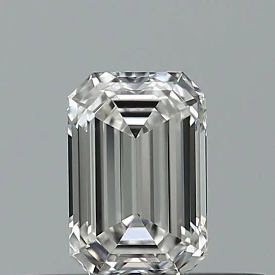 0.34ct EMERALD F VVS2 Natural diamond