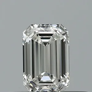 0.34ct EMERALD F VVS2 Natural diamond