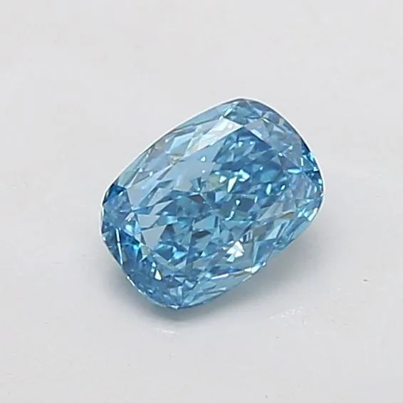 1.02ct CUSHION Fancy Vivid Blue VS1 Coloured Lab diamond