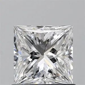 0.9ct PRINCESS F VS2 Natural diamond