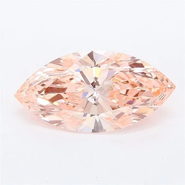 1.56ct MARQUISE Fancy Vivid Pink VS1 Coloured Lab diamond