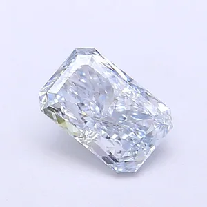 1.08ct RADIANT Fancy Intense Blue VVS2 Coloured Lab diamond
