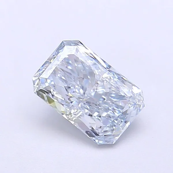 1.08ct RADIANT Fancy Intense Blue VVS2 Coloured Lab diamond