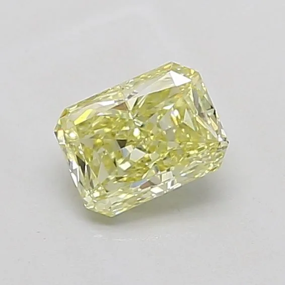1.07ct RADIANT Fancy Light Yellow VS2 Coloured Lab diamond