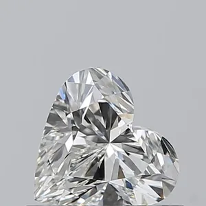 0.5ct HEART H VVS1 Natural diamond