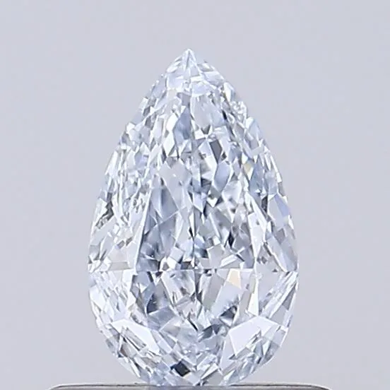 0.49ct PEAR Fancy Light Blue VS1 Coloured Lab diamond