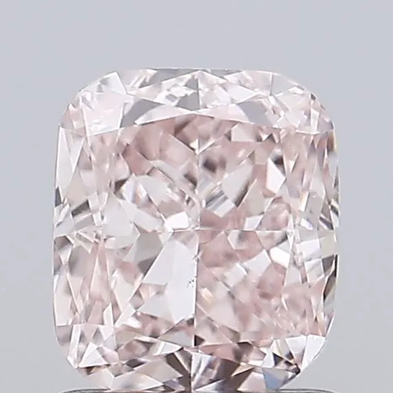 1.18ct CUSHION Fancy Pink VS1 Coloured Lab diamond