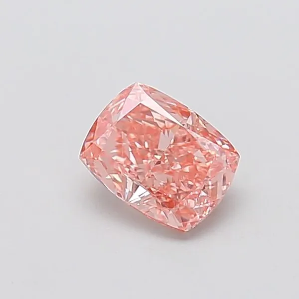 1.01ct CUSHION Fancy Brown Pink VS2 Coloured Lab diamond