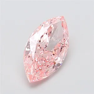 2.54ct MARQUISE Fancy Intense Pink VS2 Coloured Lab diamond