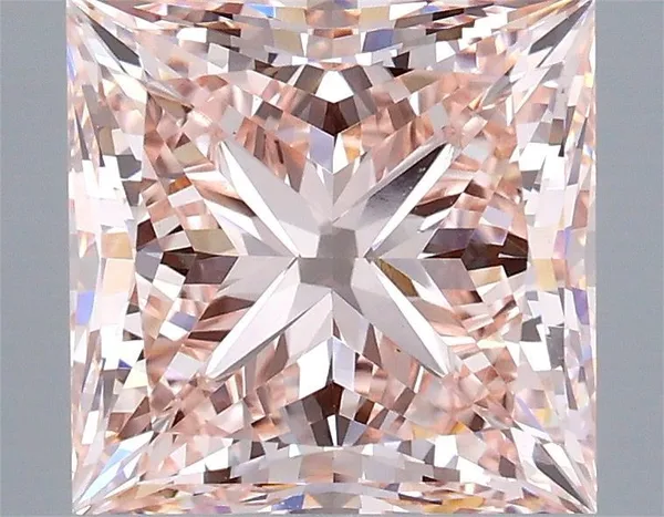4.72ct PRINCESS Fancy Intense Pink VS1 Coloured Lab diamond