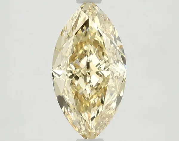 2.23ct MARQUISE Fancy Intense Yellow VVS2 Coloured Lab diamond
