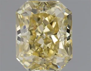 1.11ct RADIANT Fancy Intense Yellow VS1 Coloured Lab diamond