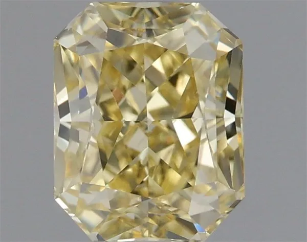 1.11ct RADIANT Fancy Intense Yellow VS1 Coloured Lab diamond