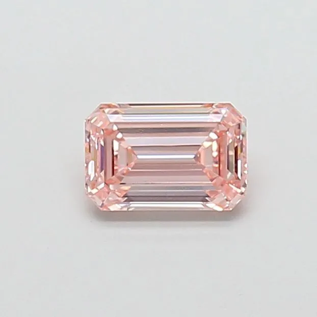 1.01ct EMERALD Fancy Intense Pink VVS2 Coloured Lab diamond
