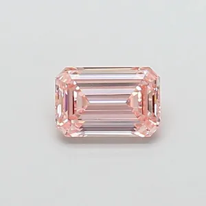 1.01ct EMERALD Fancy Intense Pink VVS2 Coloured Lab diamond