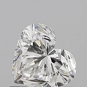 0.6ct HEART F VVS2 Natural diamond