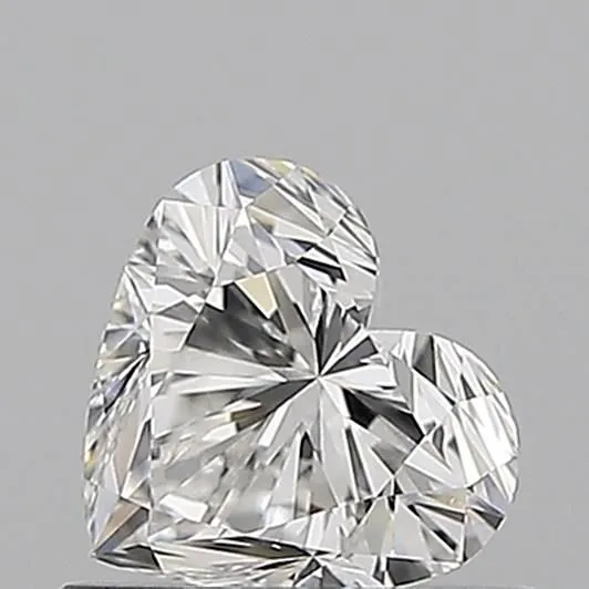 0.6ct HEART F VVS2 Natural diamond