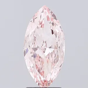2.5ct MARQUISE Fancy Intense Pink VS1 Coloured Lab diamond
