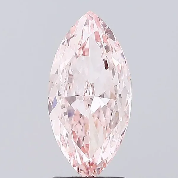 2.5ct MARQUISE Fancy Intense Pink VS1 Coloured Lab diamond