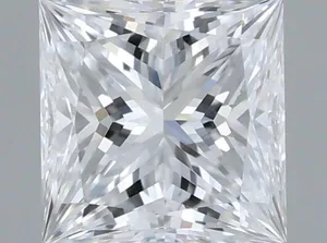0.58ct PRINCESS D IF Natural diamond