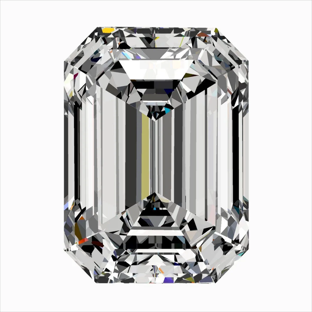 0.55ct EMERALD F VVS2 Natural diamond