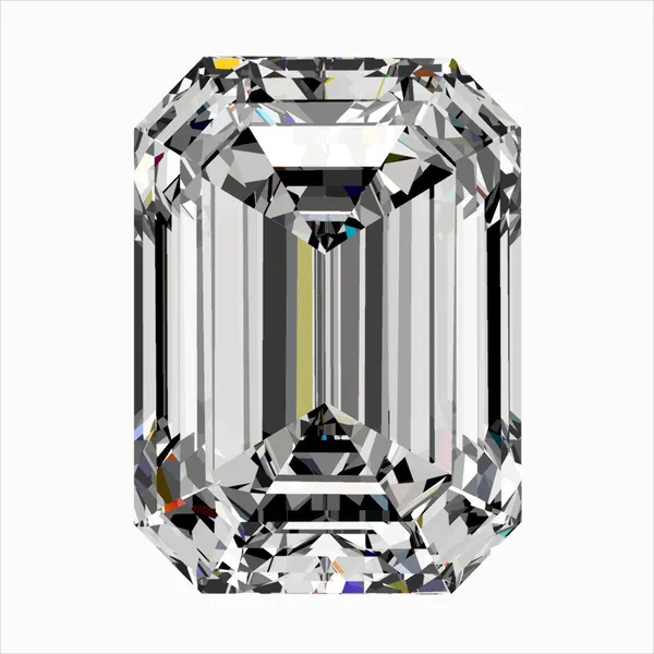 0.55ct EMERALD F VVS2 Natural diamond