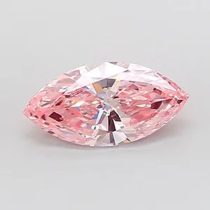 1.57ct MARQUISE Fancy Intense Pink VVS2 Coloured Lab diamond