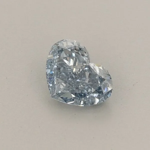0.32ct HEART Fancy Blue VS1 Coloured Lab diamond