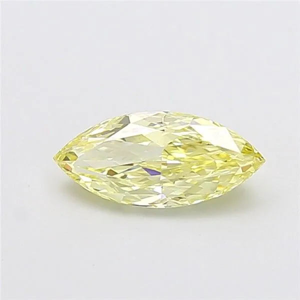 1.24ct MARQUISE Fancy Yellow VS1 Coloured Lab diamond