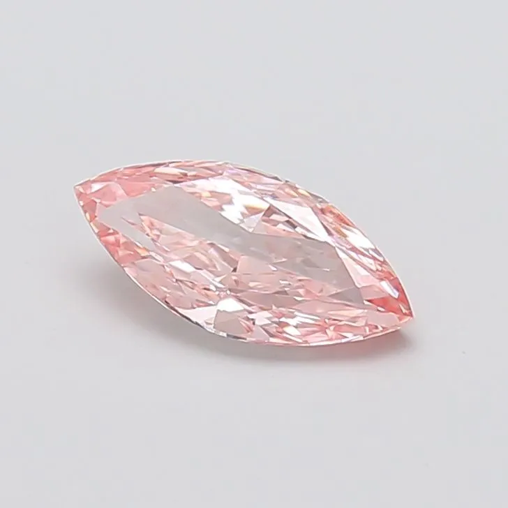 1.30ct MARQUISE Fancy Vivid Pink VS1 Coloured Lab diamond