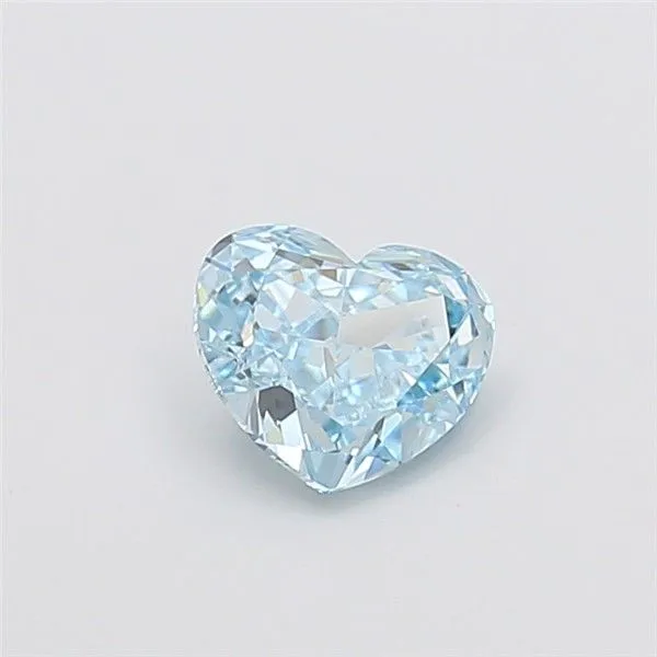 1.2ct HEART Fancy Vivid Blue VS1 Coloured Lab diamond