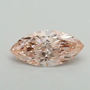 0.53ct MARQUISE Fancy Intense Pink VVS2 Coloured Lab diamond