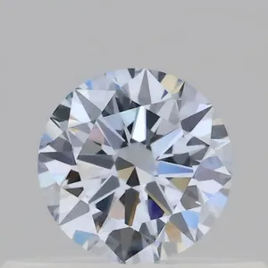 0.3ct ROUND Fancy Light Blue VVS2 Coloured Lab diamond