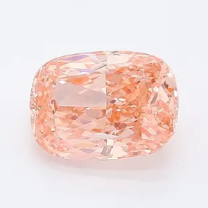 0.94ct CUSHION Fancy Vivid Pink VS1 Coloured Lab diamond