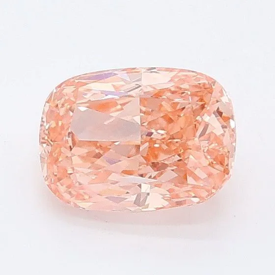 0.94ct CUSHION Fancy Vivid Pink VS1 Coloured Lab diamond
