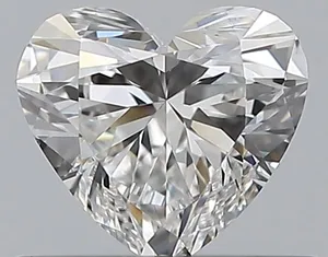 0.4ct HEART F VS1 Natural diamond