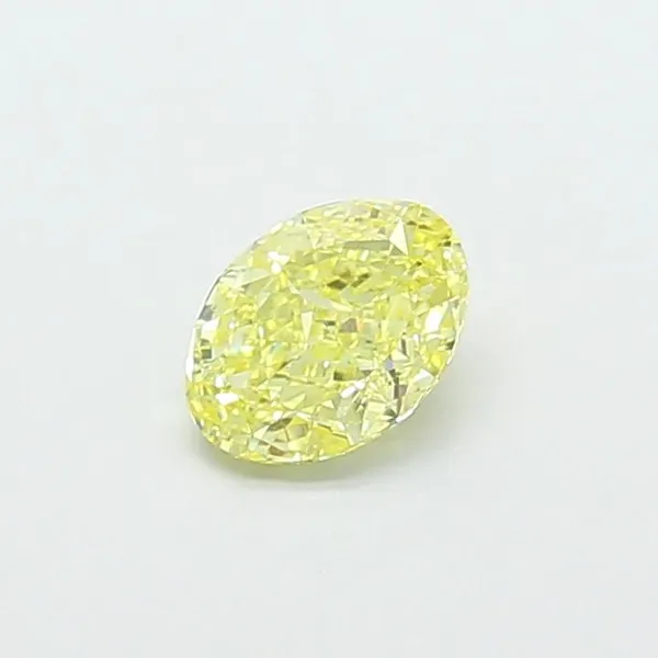 1.05ct OVAL Fancy Yellow VS1 Coloured Lab diamond