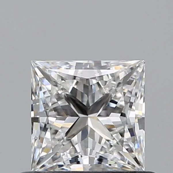 0.64ct PRINCESS F IF Natural diamond