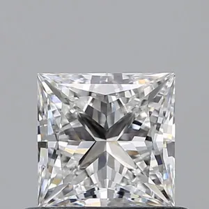 0.64ct PRINCESS F IF Natural diamond