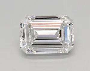 0.39ct EMERALD D VVS1 Lab diamond