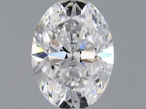 0.39ct OVAL D SI1 Natural diamond