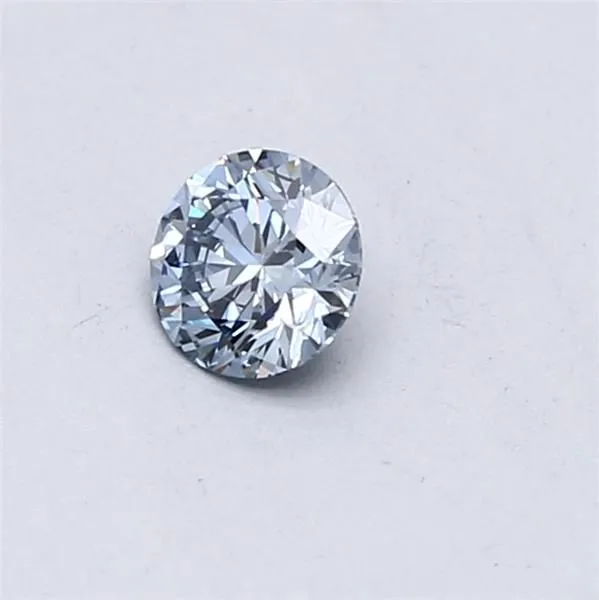 0.31ct ROUND Fancy Intense Blue SI1 Coloured Lab diamond