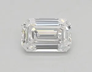 0.34ct EMERALD D IF Lab diamond