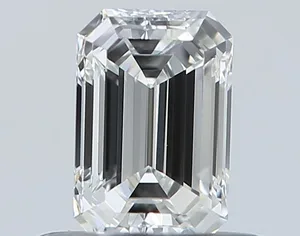 0.5ct EMERALD F VS1 Natural diamond