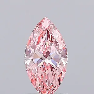 1.05ct MARQUISE Fancy Vivid Pink VVS2 Coloured Lab diamond