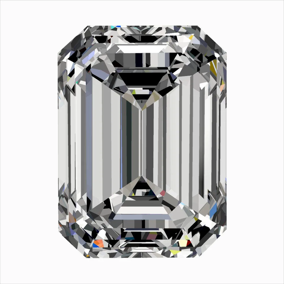 0.30ct EMERALD F VS1 Natural diamond