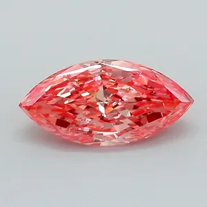 1.02ct MARQUISE Fancy Vivid Pink VS1 Coloured Lab diamond